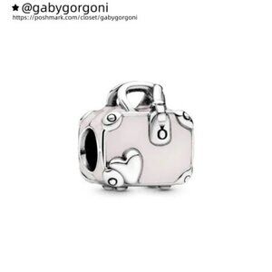 Pandora Pink Travel Bag Charm